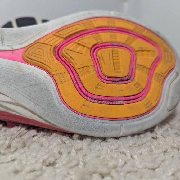 Nike Flyknit Lunar 3 Pink Blast heavy wear Size 10 - Picture 7 of 7